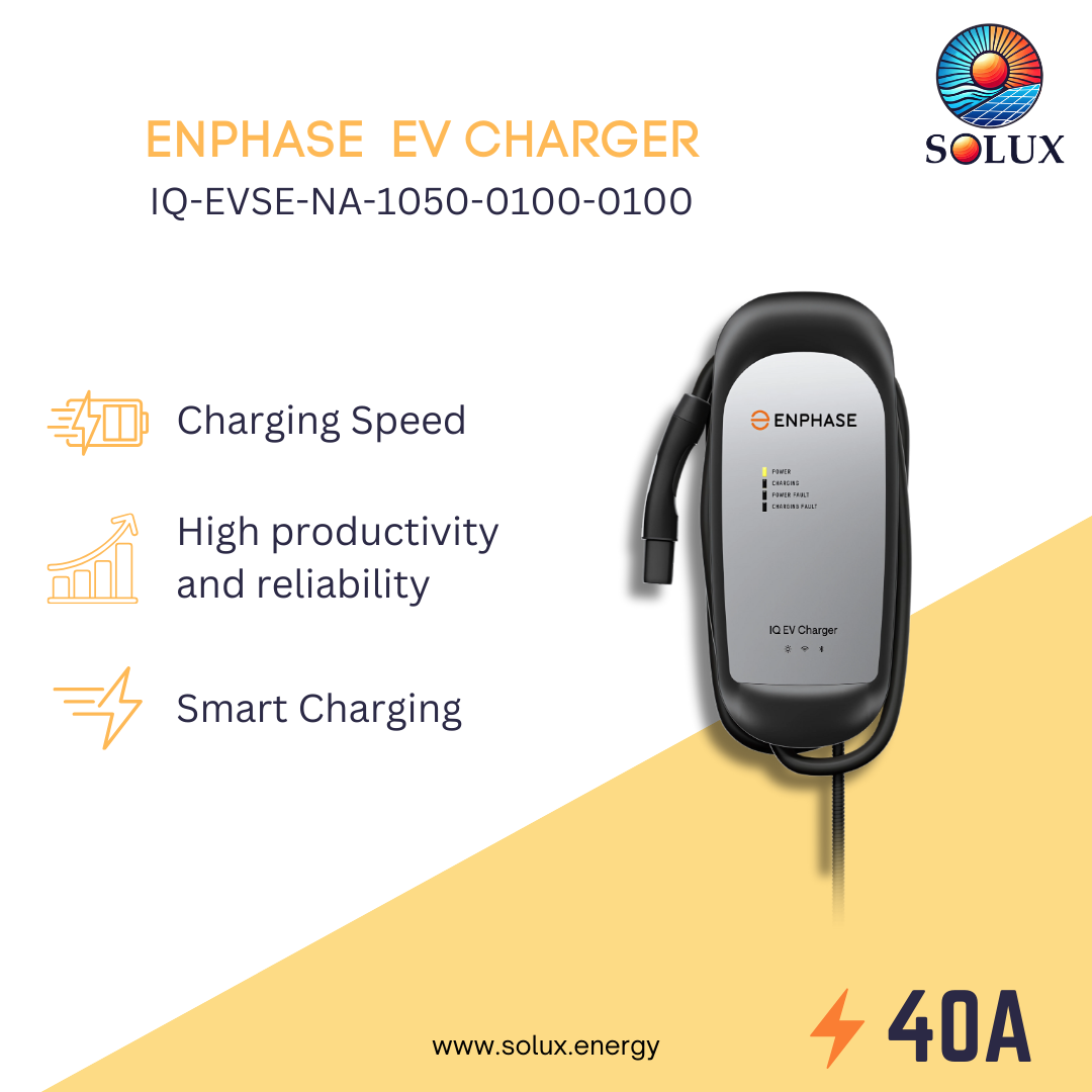 This is an image of Enphase IQ 50 EV Charger 8AWG 40A 240VAC EV Charger